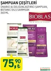 BİOBLAS BOTANİC OİLS SARIMSAKLI ONARICI & DOLGUNLAŞTIRICI ŞAMPUAN ÇEŞİTLERİ 360 ML BİOBLAS BOTANİC OİLS SARIMSAKLI ONARICI & DOLGUNLAŞTIRICI ŞAMPUAN ÇEŞİTLERİ 360 ML